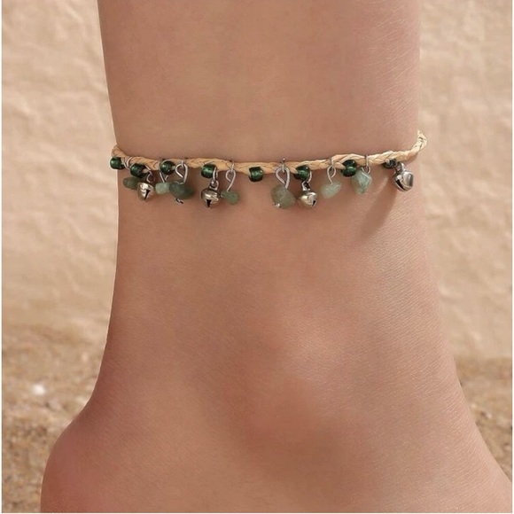 WOVEN ROPE ANKLE BRACELET - Picture 1 of 4